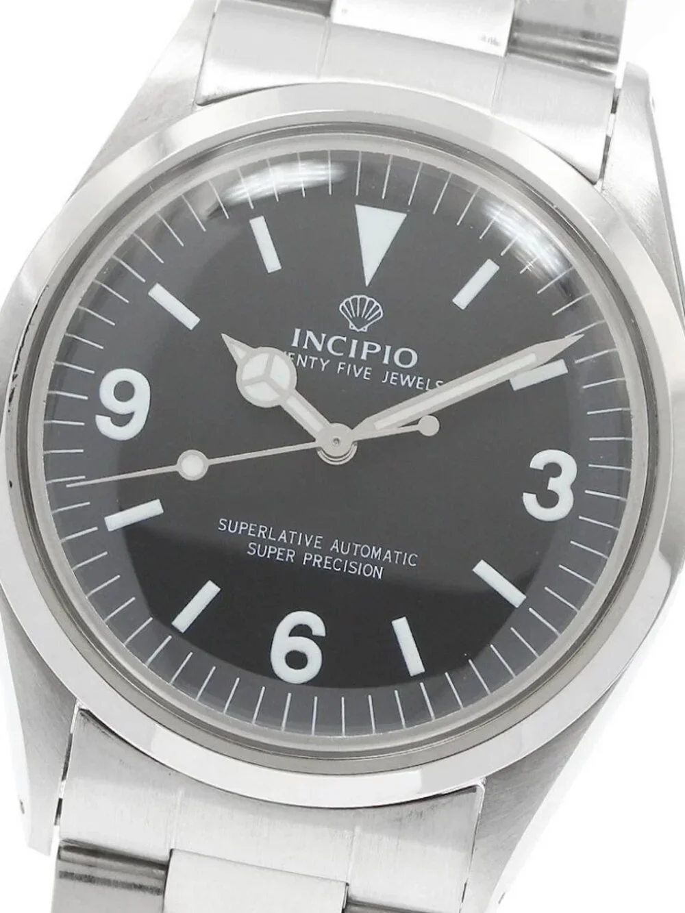 INCIPIO Super Precision Black Dial Automatic Men's Watch_968371